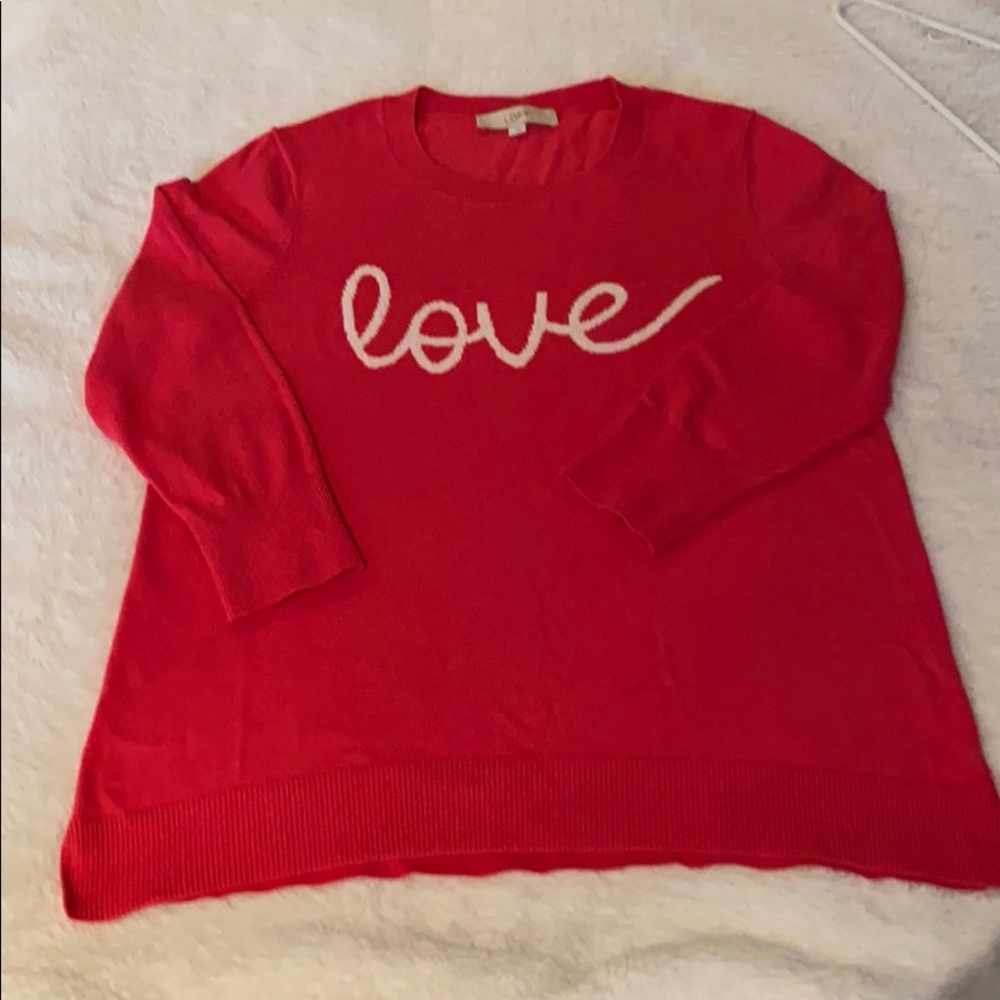 Love sweater. Deep pink